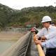 Presidente Daniel Noboa recorrió hidroeléctrica Mazar para constatar trabajos de mantenimiento 
