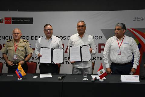 Perú y Ecuador firman convenio para luchar contra el crimen en zona fronteriza