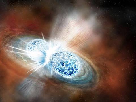 Fusión de dos estrellas de neutrones, descubrimiento científico del 2017