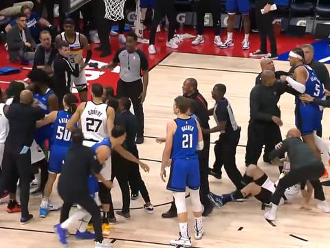 NBA, al estilo Chito Vera: ¡Pelea salvaje, brutales golpes en la entrepierna y cinco expulsados en el duelo Orlando Magic-Minnesota Timberwolves!