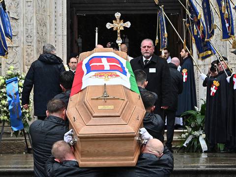 La realeza se hace presente en los funerales de Víctor Manuel de Saboya, hijo del último rey de Italia