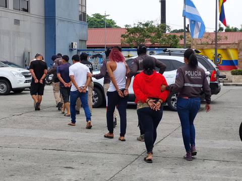 Policía detuvo a banda que intentó robar blindado y cometió asalto en galería de hotel en Guayaquil