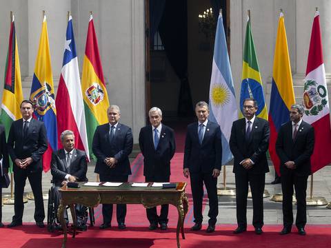 Presidentes de América del Sur lanzan bloque regional Prosur