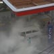 Incendio de una furgoneta en una gasolinera causó alerta en el norte de Guayaquil