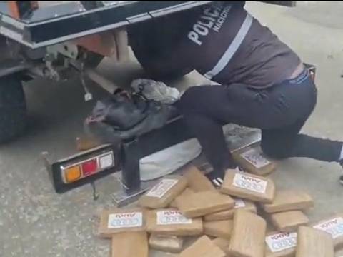 Más de un millón de dosis de cocaína se camuflaron en una camioneta