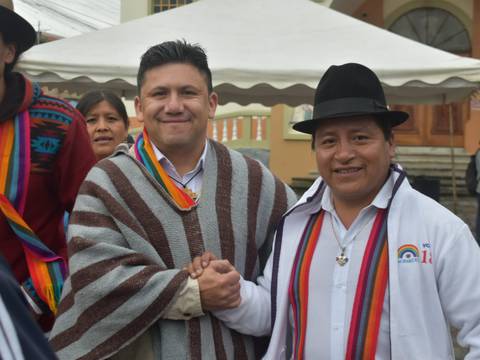Marco Guatemal, dirigente de la Conaie y Pachakutik, liderará la Secretaría de Gestión de Pueblos del gobierno de Daniel Noboa