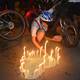 Ciclista murió arrollado en la avenida San Jorge, en la Kennedy, en el norte de Guayaquil