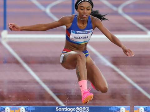 Virginia Villalba luchará por medalla el viernes en los 400  metros con vallas de los Juegos Panamericanos de Santiago 2023