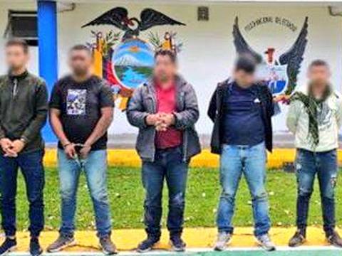 51 personas detenidas en operativo contra la extorsión en varias provincias de Ecuador