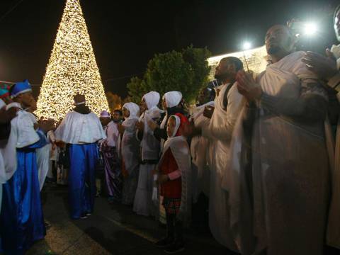 Belén, epicentro de festejos de ortodoxos por Navidad