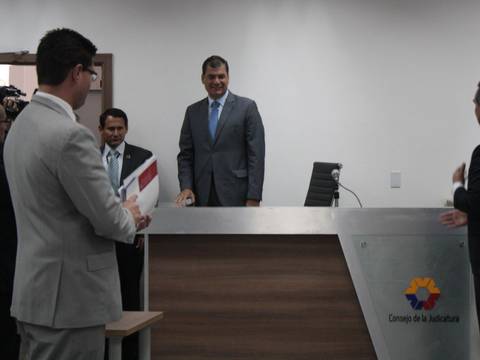 Presidente Correa recorrió nuevo Centro Judicial de Cayambe 