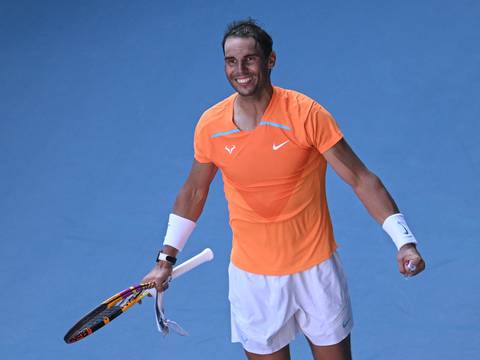 Rafa Nadal solo sonríe al enterarse del ‘robo’ de su raqueta en el Australian Open