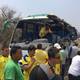9 heridos en bus accidentado en vía colombiana