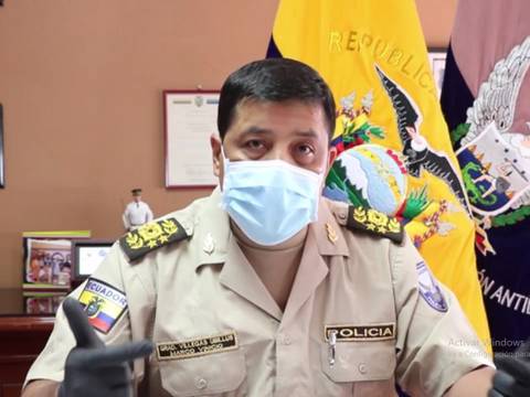 Guillermo Lasso cesó al general de Policía  Marco Villegas Ubillús  por solicitud voluntaria