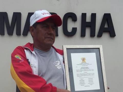 Autoridades y deportistas de Ecuador lamentan el fallecimiento de Luis Chocho, formador del medallista olímpico Jefferson Pérez