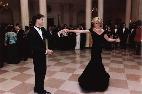 La mejor pareja de baile de la princesa Diana, John Travolta, su ídolo adolescente