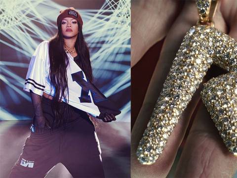 Los lujosos y millonarios accesorios en oro y diamantes para Rihanna: la cantante lucirá tres impresionantes collares personalizados en el Super Bowl 2023