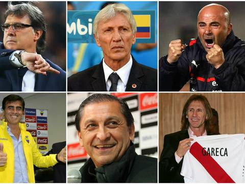 Seis técnicos argentinos en la Copa América