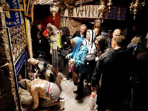 Aplicación palestina para descongestionar Basílica de la Natividad