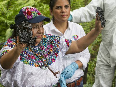 Rigoberta Menchú se suma a la campaña contra Chevron 