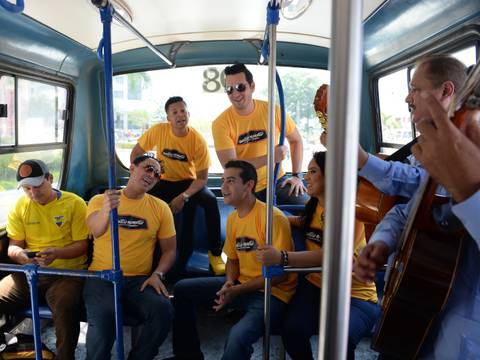 Show ‘express’, sorpresa en buses guayaquileños