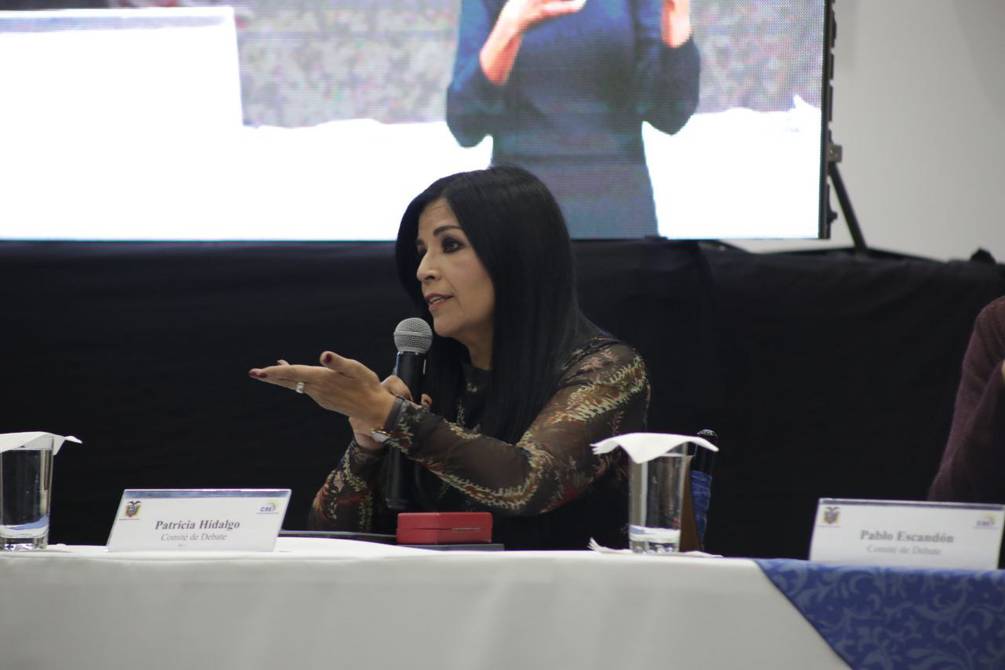 Patricia Hidalgo, Dibattito Commissario: “Il dibattito presidenziale non è uno spazio per la propaganda politica, è uno spazio per le idee” |  Politica |  Notizia