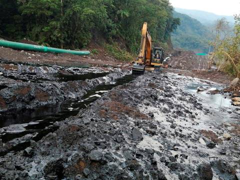 La afectación por derrame del OCP se ubicó en 21.000 m2 del Parque Cayambe Coca y llegó a los ríos Coca y Napo
