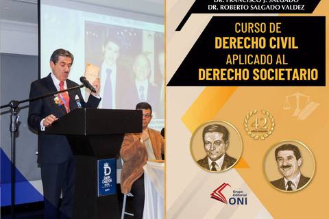 El libro ‘Curso de derecho civil aplicado al derecho societario’ fue presentado en Quito