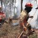 Incendios forestales ponen a mover a  bomberos de Imbabura y se indaga si son provocados o naturales
