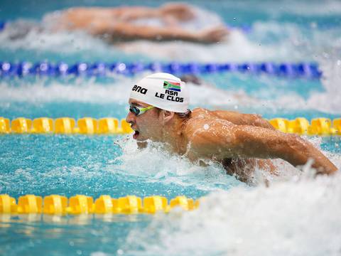 Sudafricano Chad Le Clos pulverizó un récord de natación 