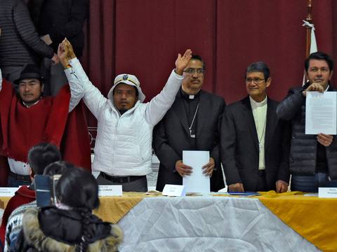 Cómo se redactó el acta de paz que dio fin al paro de 18 días convocado por el movimiento indígena contra el gobierno de Guillermo Lasso