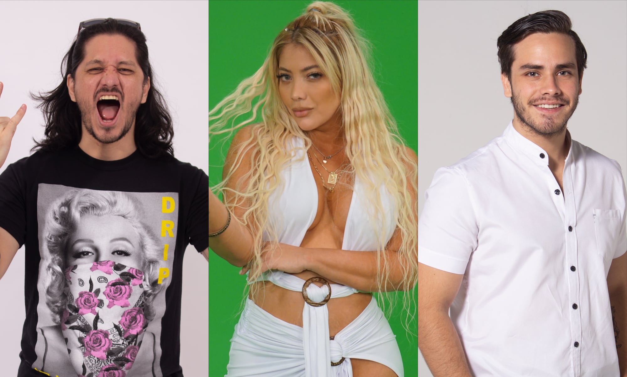 Hernán del Pozo, Logan y Nathaly Carvajal, el trío ecuatoriano que compite  en la segunda temporada del reality 'El poder del amor' | Televisión |  Entretenimiento | El Universo