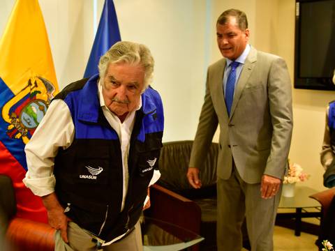 José Mujica atendió a candidatos y al presidente Rafael Correa