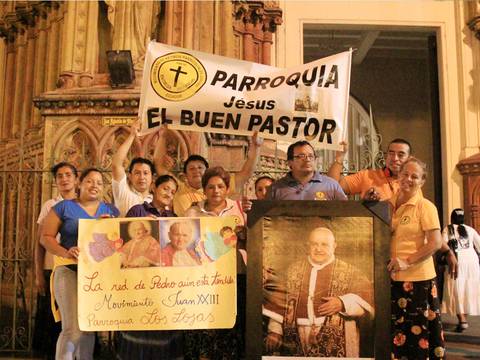 Movimiento Juan XXIII lideró actos de fe en Quito