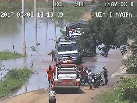 Desborde de río en Isidro Ayora alerta a poblados 