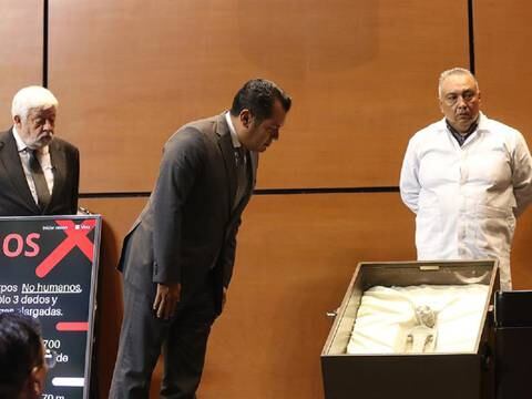 Gran polémica: ¿Son reales los cuerpos de seres no humanos presentados por el ufólogo Jaime Maussan en el Congreso de México?