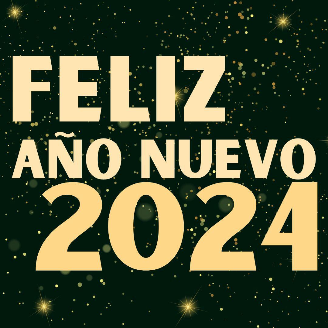 Imágenes de Feliz Año Nuevo 2024 para enviar a amigos y familiares | Redes  Sociales | Entretenimiento | El Universo, image size:1080x1080