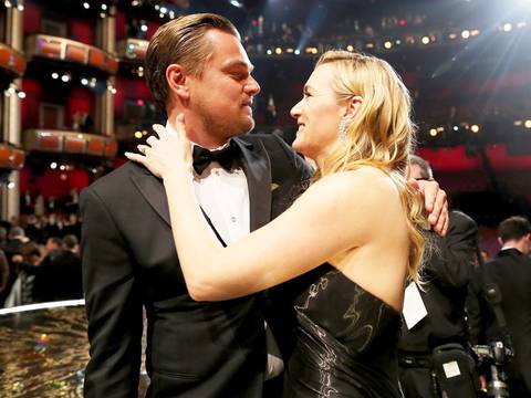 El Oscar a ‘mejores amigos’ fue para Leonardo DiCaprio y Kate Winslet 