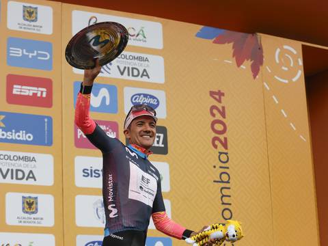 ‘Es especial reencontrarse con el triunfo’, afirma Richard Carapaz luego de la victoria en la quinta etapa del Tour Colombia