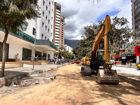 Se inician obras en último tramo de la avenida Cristóbal Colón, en Quito