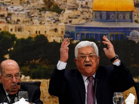 Mahmud Abás le recrimina a Donald Trump por su trato a los palestinos
