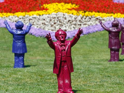 Homenaje a Richard Wagner con esculturas