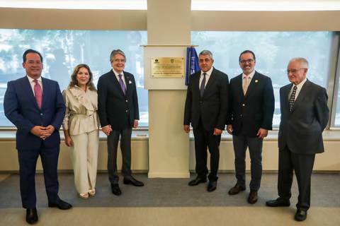 Presidente Guillermo Lasso visita la sede de la Organización Mundial de Turismo