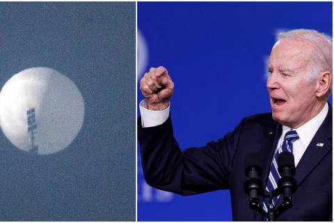 Un avión caza derriba globo espía chino en EE. UU.; Joe Biden felicita a los militares por la acción