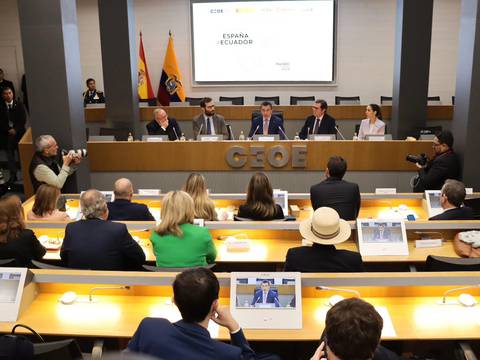 Ecuador mostró su portafolio de inversiones a 120 empresarios europeos durante segunda jornada de la Fitur 2024 