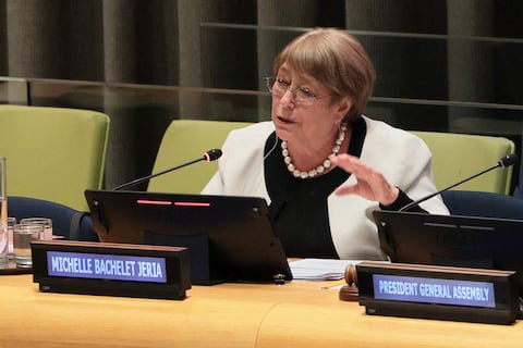 Michelle Bachelet y Rafael Grossi, los dos primeros candidatos en defender postulación para presidir la ONU