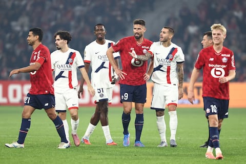 Willian Pacho, titular en empate del PSG ante el Lille en la Ligue 1 de Francia