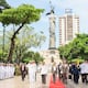 Vicepresidenta María José Pinto rinde homenaje a la independencia de Guayaquil con una ofenda floral