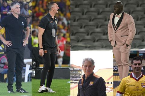 Barcelona SC ha tenido cinco técnicos en dos años; Diego López tiene el mejor porcentaje de efectividad