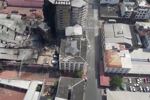 Edificio Multicomercio: riesgo de colapso es ‘extremadamente alto’, advierte informe